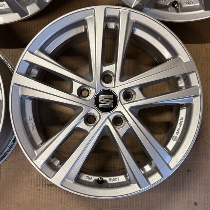 Oryg. alufelgi SEAT 16” 5x112/ ET46/ 6,5Jx16H2 z czujnikami TPMS