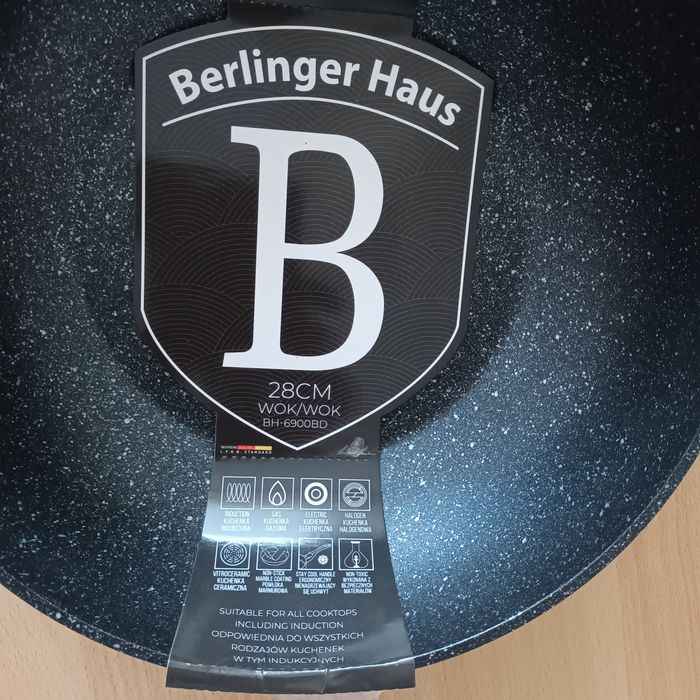 Patelnia Głęboka WOK 28 cm berlinger Haus