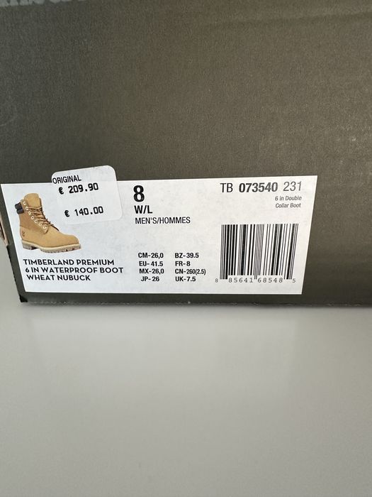 Тімберленди чоловічі, 41 р, оригінальний набір для догляду у подарунок