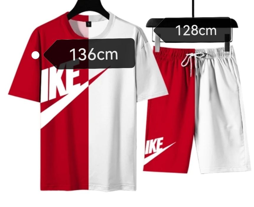 Komplet biało-czerwone polskie barwy unisex