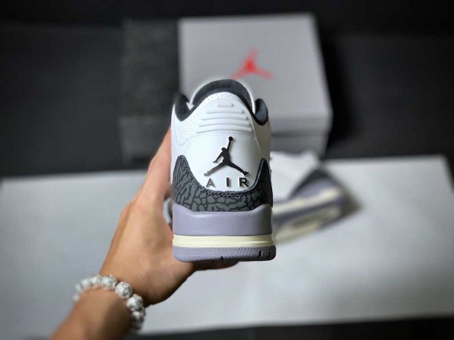 White Cement Air Jordan 3