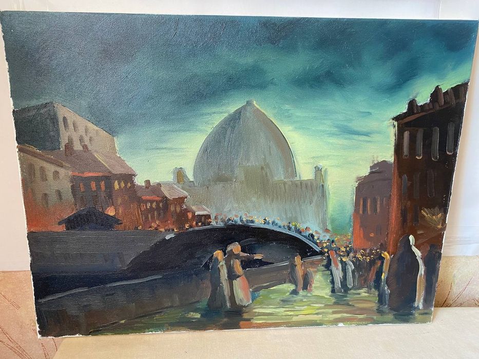 Картина маслом. На холсте