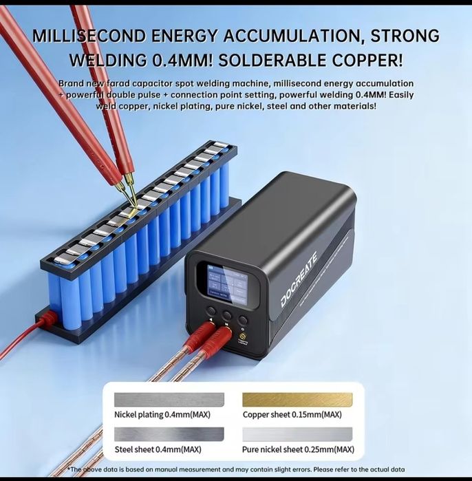 Точкова зварка Docreat  SK-10P (мідь 0,15 мм) новий аналог Docreat-705