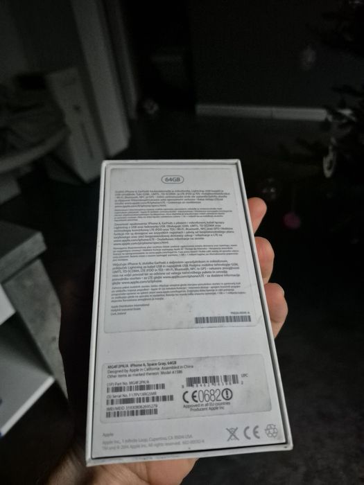 Opakowanie po iphone 6 space Gray 64gb
