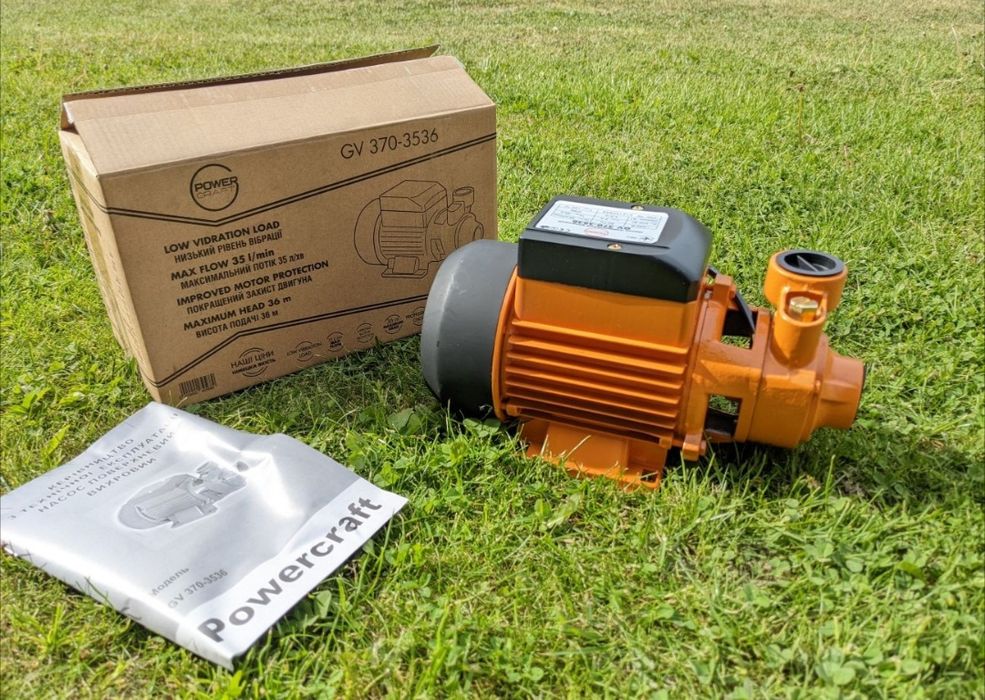 Насос поверхневий 370 Вт для поливу 3.5 бар тиск