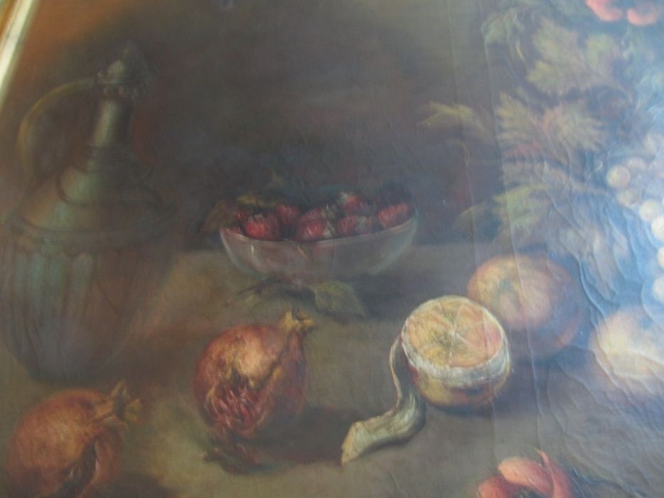pintura, oleo ,obra da consagrada artista Lucília de brio