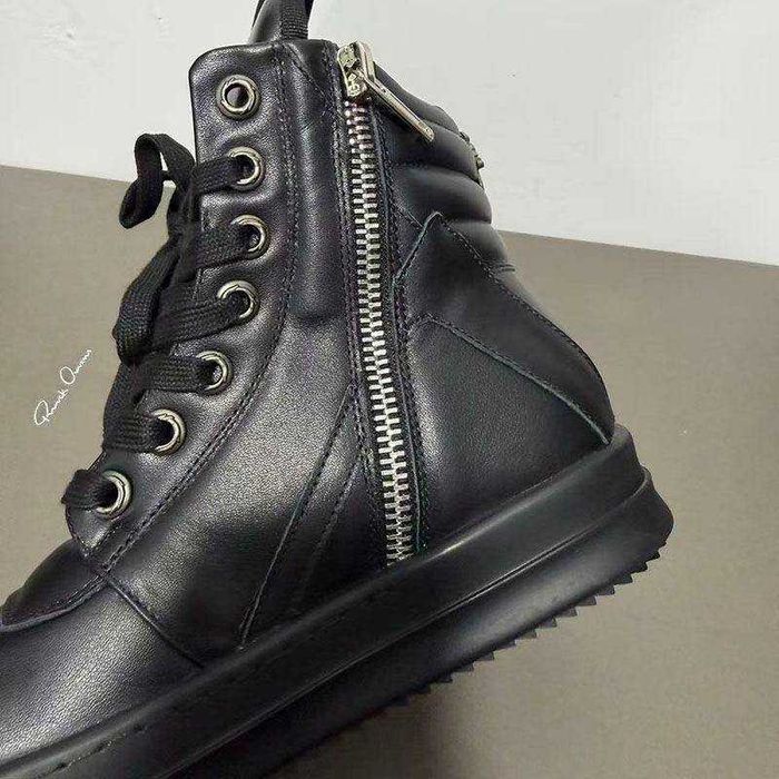 Ботинки Rick Owens x Chrome Hearts geobasket геобаскет