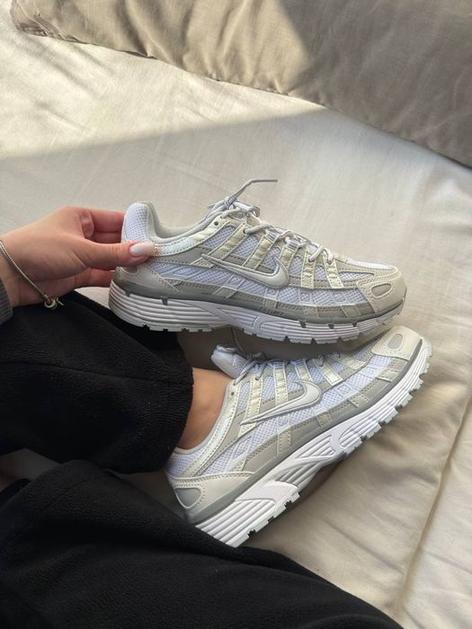Nike P-6000 white grey / жіночі кросівки найк / женские кроссовки 39