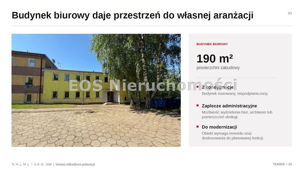 Biurowiec na sprzedaż, Dąbrowa Białostocka