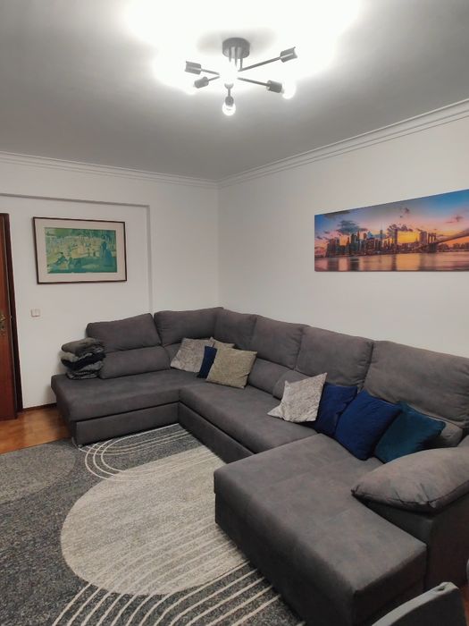 Sofá de canto PARMA com chaise longue e cama