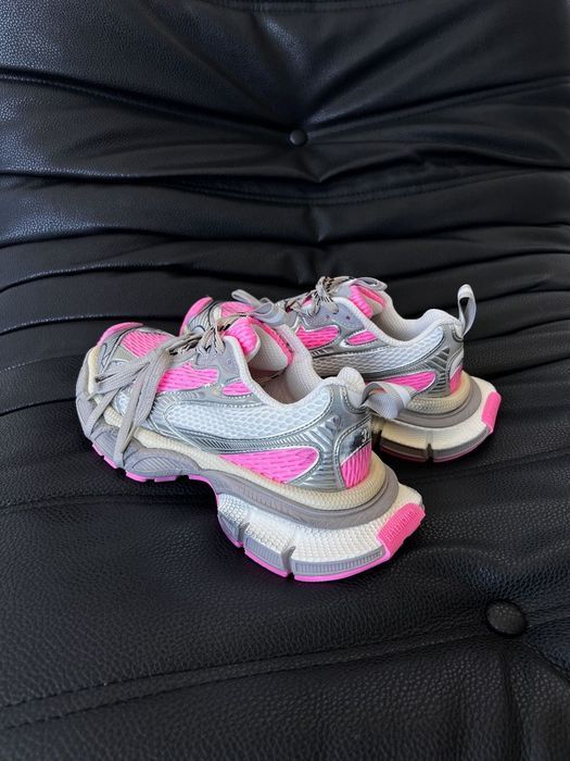 Balenciaga 3XL Silver Pink трендові кросівки баленсіага на платформі