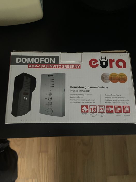 Domofon EURA ADP-13A3 INVITO  Pełny zestaw, Nowy