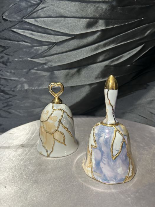 Ceramiczne dzwonki dekoracyjne – zestaw 2 sztuki  1462/25