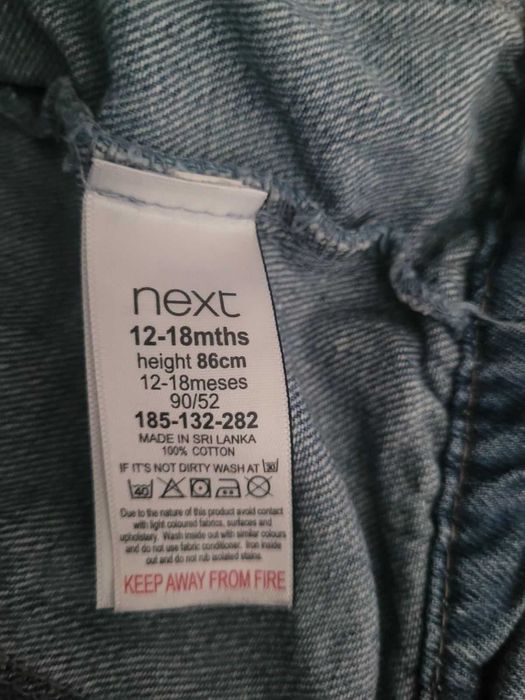 Джинсова куртка Next вестерн (12-18 місяців)