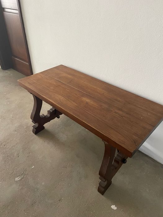 Mesa de centro/ coffee table retangular em madeira