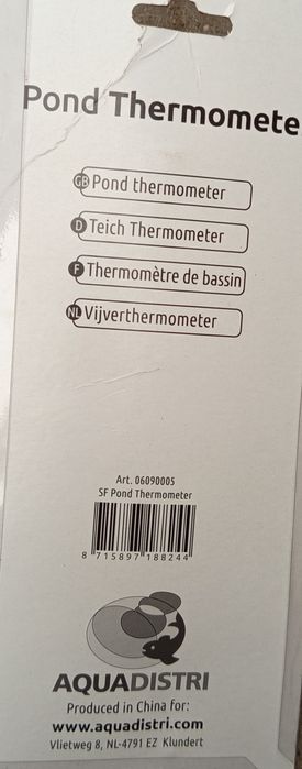 Termometr pływający do oczka wodnego SUPERFISH