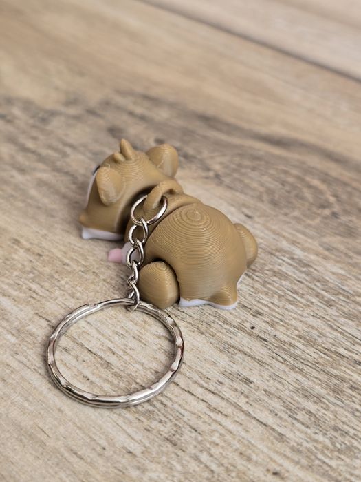Breloczek Chomika 3d - Brelok Druk3d fidget Keychain