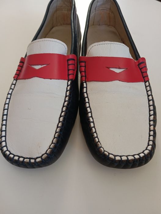 Mocassims 37 em pele