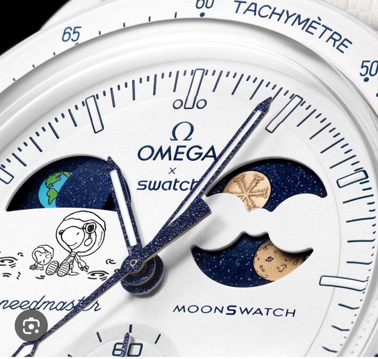 Omega Swatch Mission to Earthphase - Moonshine Gold