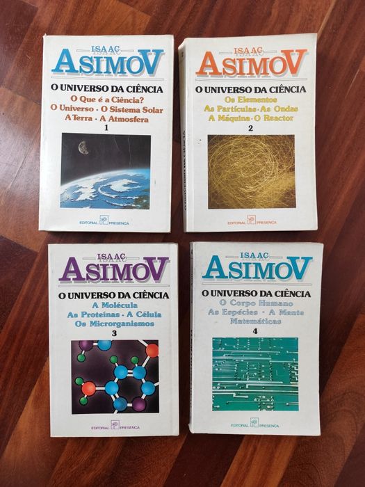 Isaac Asimov - O Universo da ciência - 4 livros