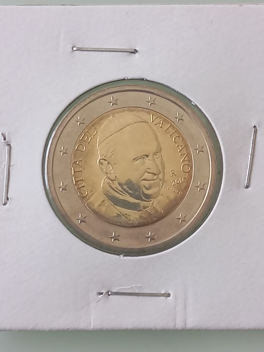 Moeda 2€ Vaticano 2016 Papa Francisco