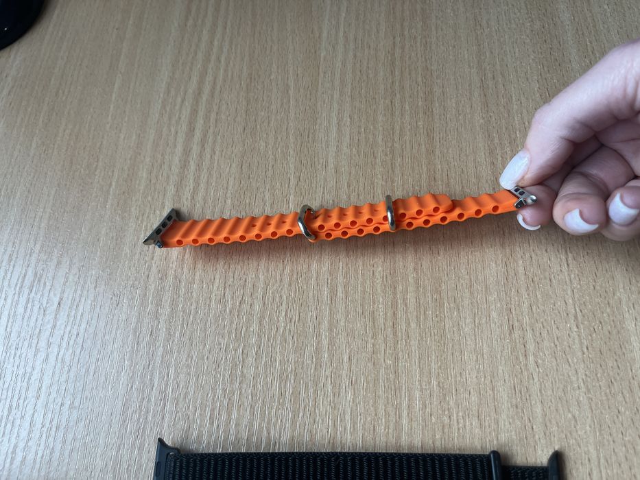 Ремінець Apple Watch 44 mm нейлоновий, силіконовий