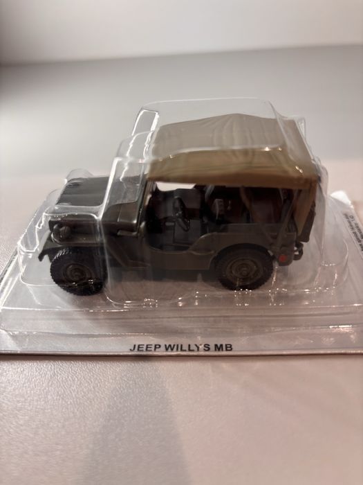 Jeep Willys MB model kolekcjonerski 1:43 skala 1:43 Nowy