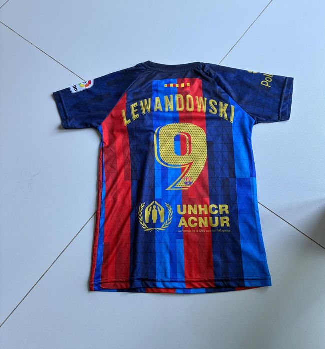 Oryginalna koszulka NIKE FC Barcelona LEWANDOWSKI - Rozmiar 152