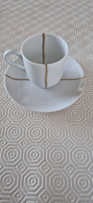 2 Chavenas Porcelana Portugal Edição Limitada Design Marta Pina