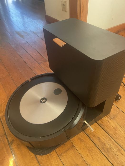Aspirador robot com base completo