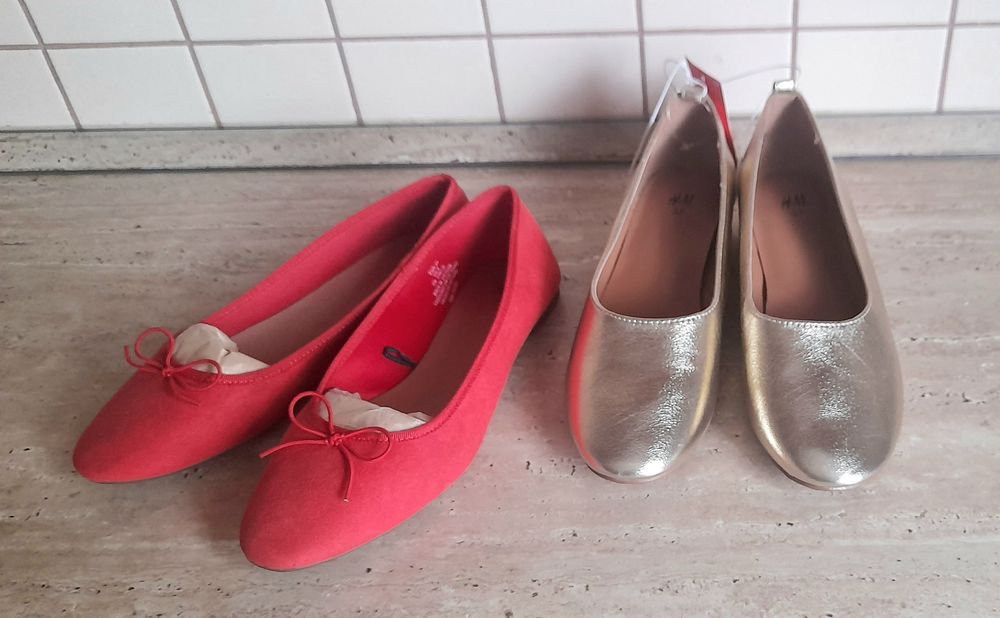 Wiosenne baleriny nowe H&M r. 37