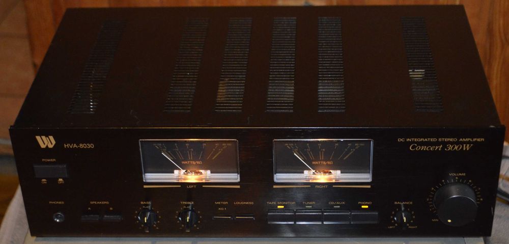 Wangine Renkforce HVA-8030 Wzmacniacz stereo TOP! wskaźniki wychyłowe