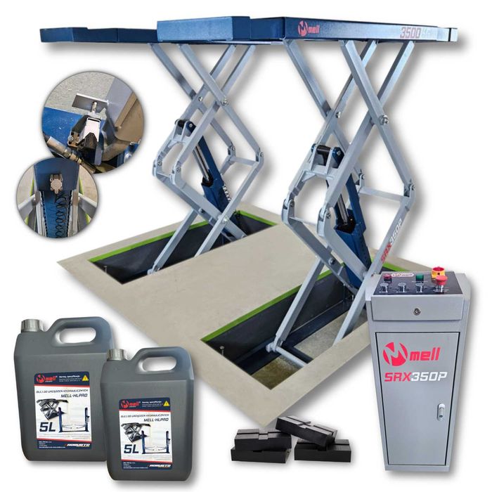 Podnośnik nożycowy podposadzkowy MELL 3.5T, 2030 mm SRX350 PRO