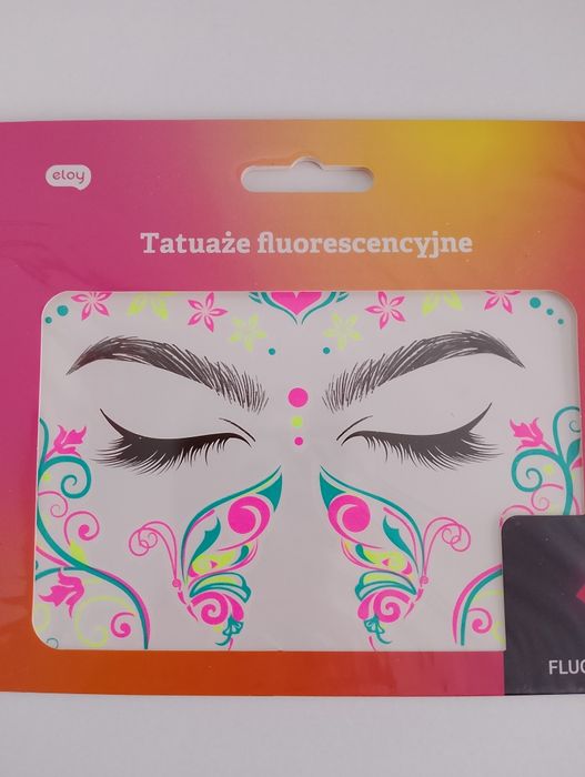 fluorescencyjne tatuaże zmywalne marki Eloy