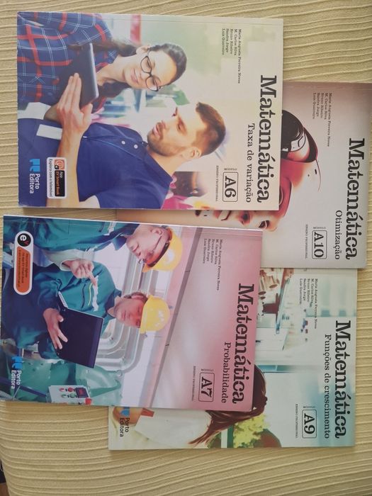 Livro matemática A9 funções de crescimento. Ensino profissional