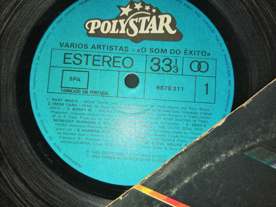 Polystar - O som do êxito	(Vinil)	disco de vinil como novo!!*