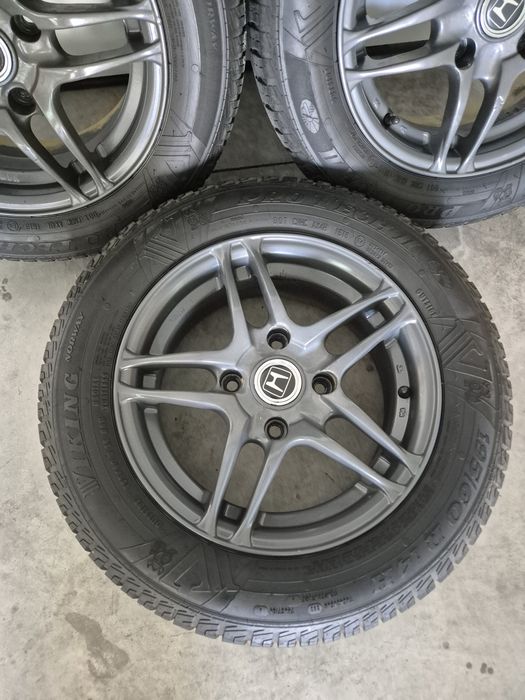 Jantes 14" 4x114.3 em 6.5J // Com pneus
