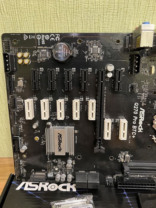 Материнская плата ASRock Q270 PRO BTC+