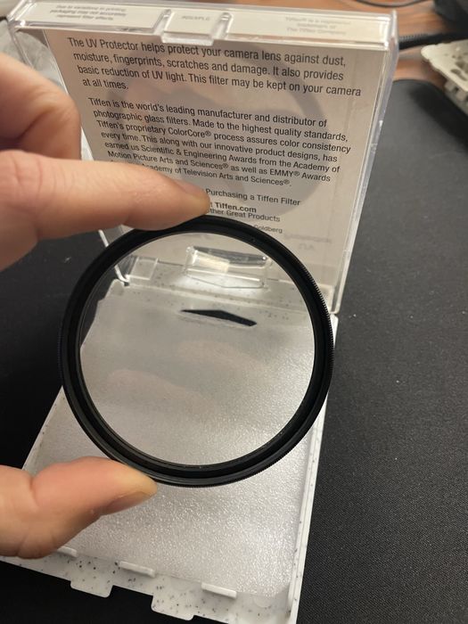 Filtro UV 67mm para objetiva