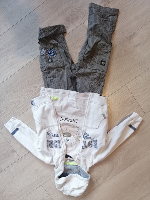 10. Zestaw paka ubrań dla chłopca r. 98 Next, H&M, Kaxs, Kappahl, Zara