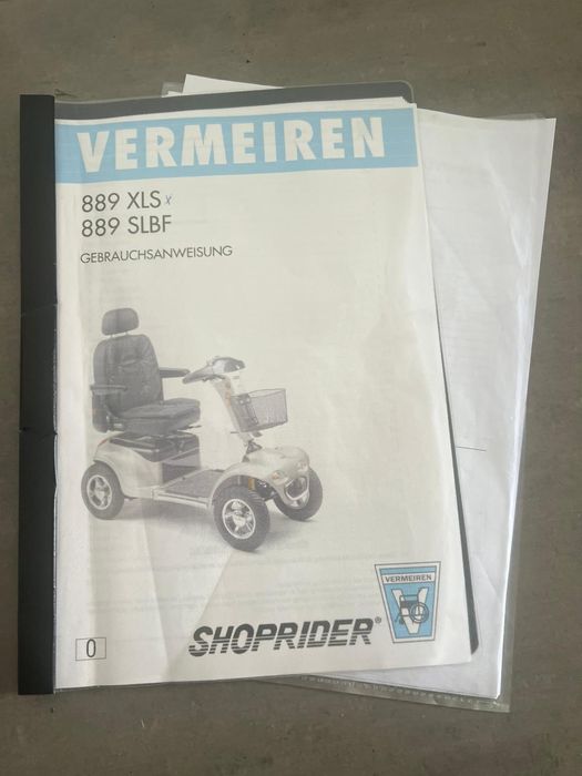 Skuter elektryczny, wózek inwalidzki Shoprider Deluxe