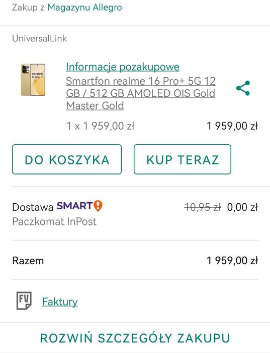 Realme 16 pro + 5G 12 GB 512 Ram