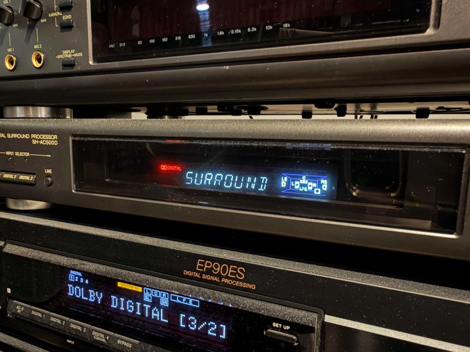 Technics SH-AC500D zewnętrzny, cyfrowy procesor dźwięku przestrzennego, dekoder kina domowego 5.1