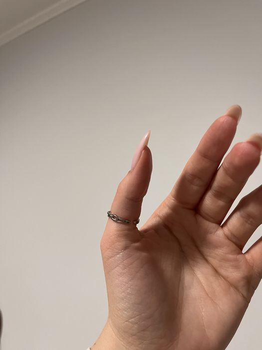 Срібний персеть в вигляді цепочки