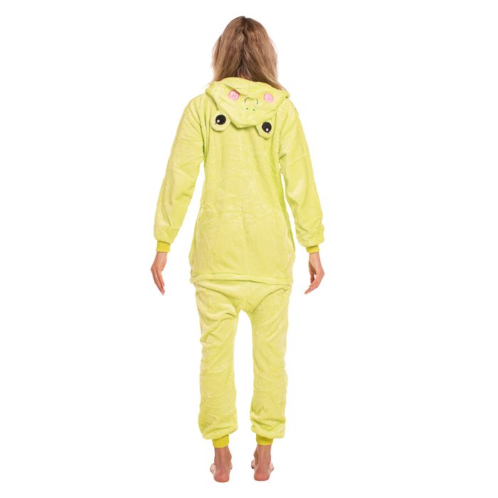 Piżama Damska Kigurumi Onesie Kostium Żaba Zielona 145-155 cm S