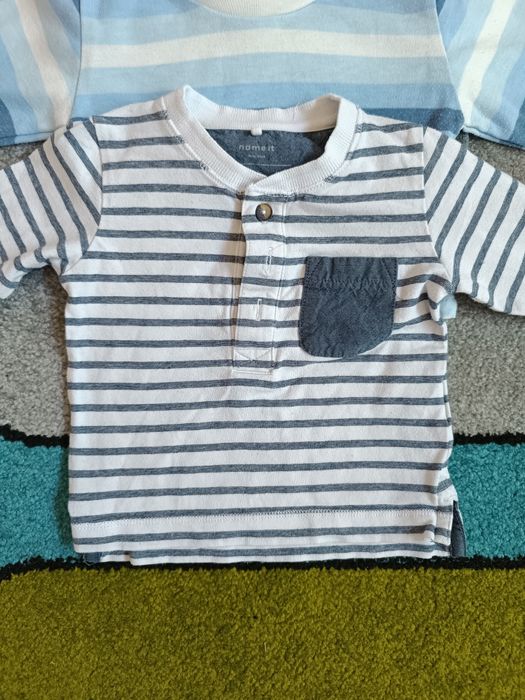 Zestaw bluzeczek chłopięcych r. 62 8 sztuk