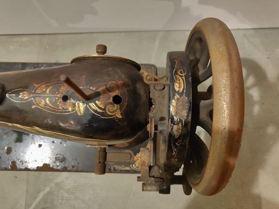 Stara zabytkowa maszyna do szycia Gritzner "V" 1915 r.