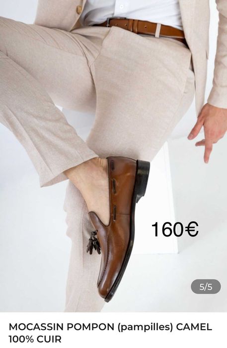 Sapatos  cabedal  sola seca