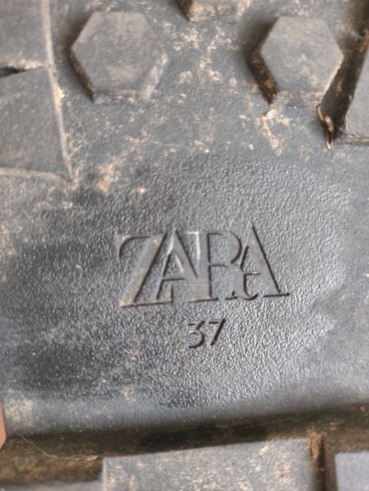 Botki Zara różowe 37