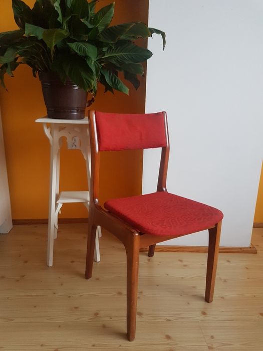 Krzesło PRL vintage drewno do renowacji 3szt.